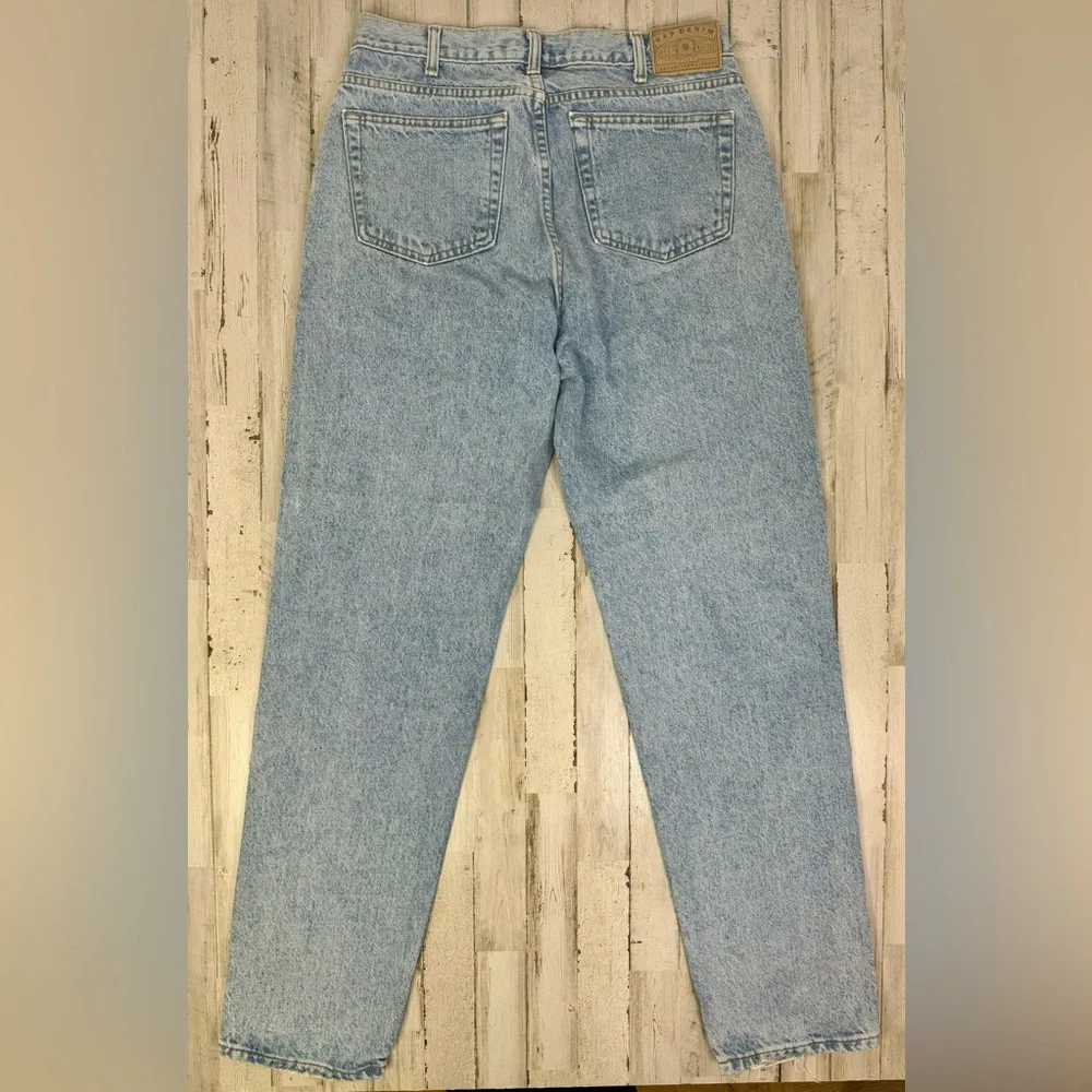 VTG 90s GAP Jeans Easy Fit USA Made Mens 34x34 Medium Wash Straight High Waist - Picture 10 of 12